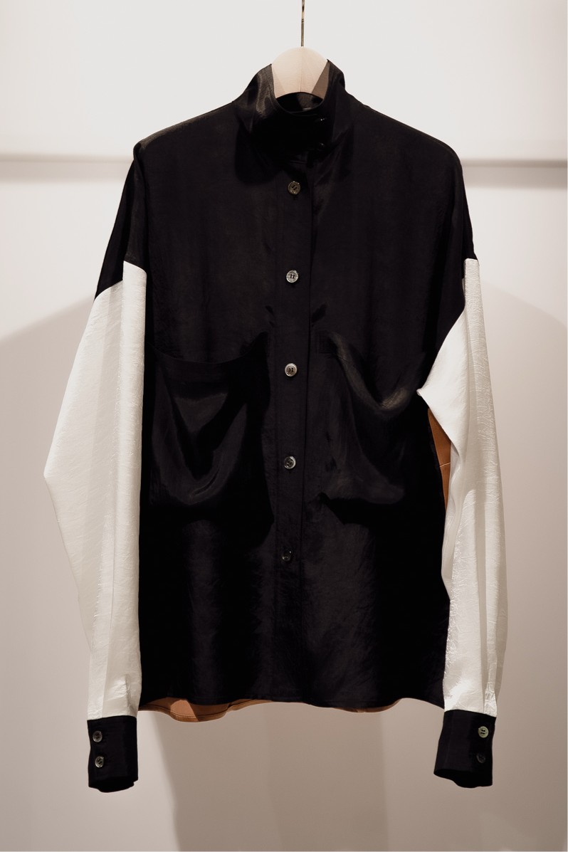 Corset style back switched blouse (multi colored)