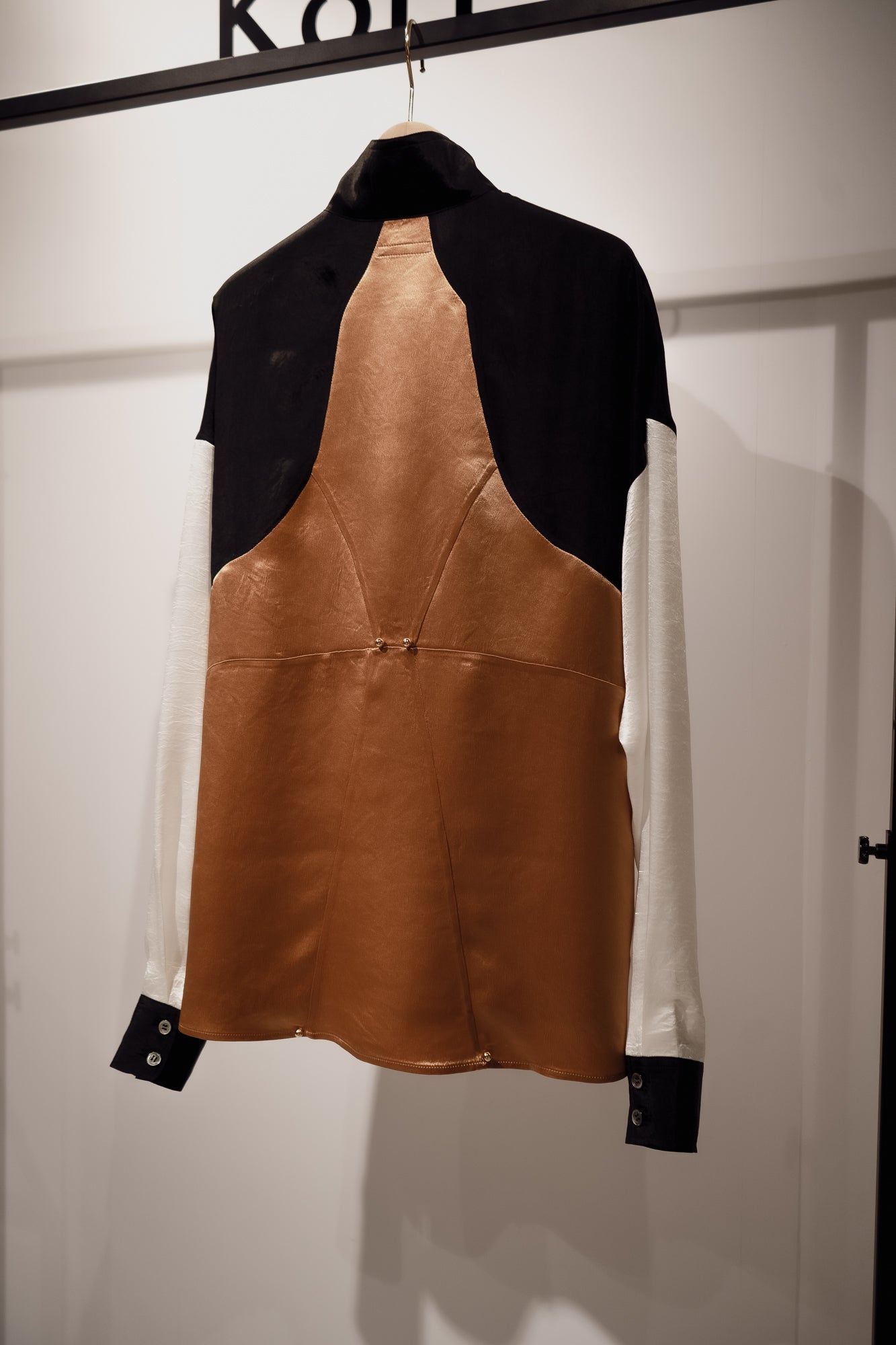 Corset style back switched blouse (multi colored)