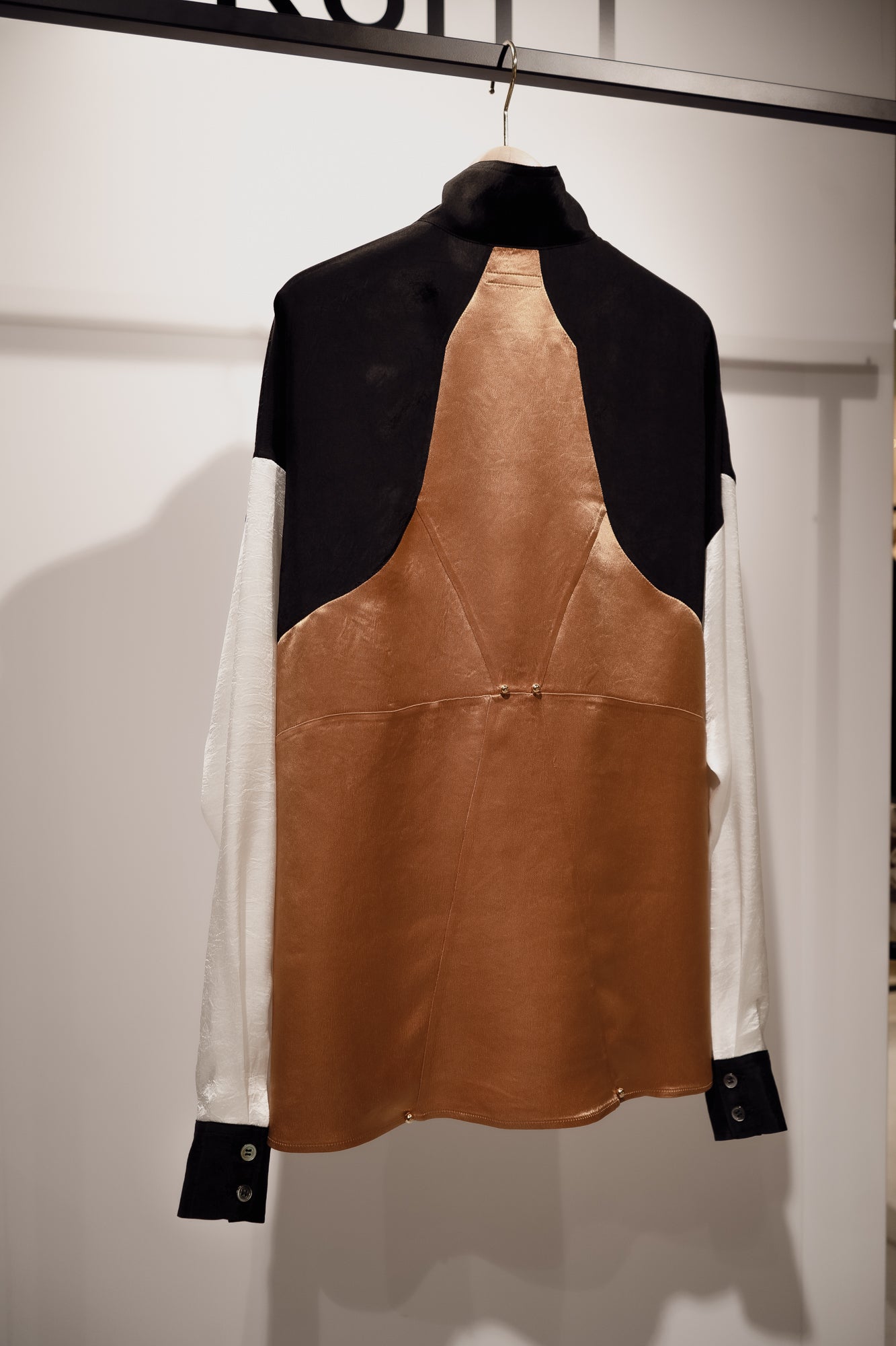 Corset style back switched blouse (multi colored)
