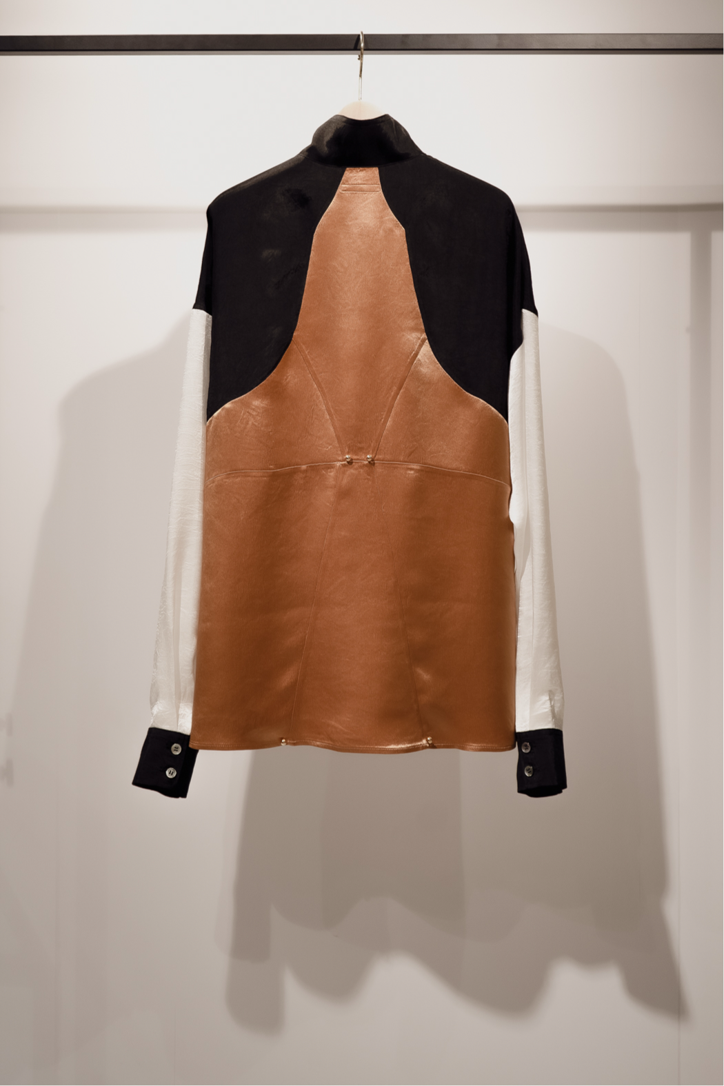 Corset style back switched blouse (multi colored)