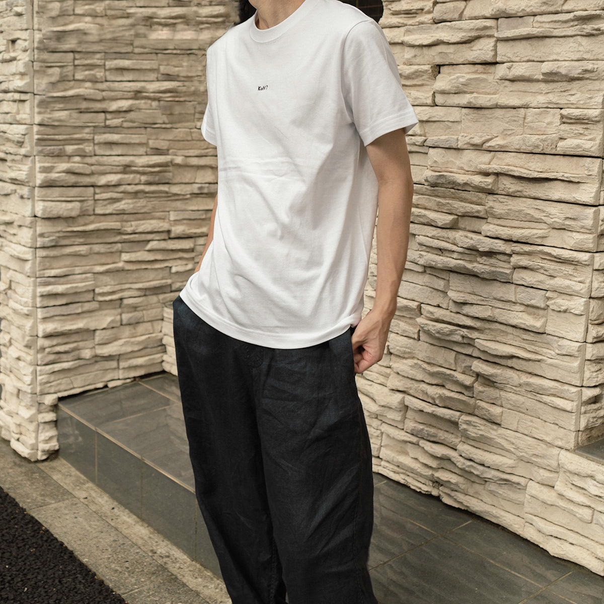 KoH T Logo embroidered T-shirt