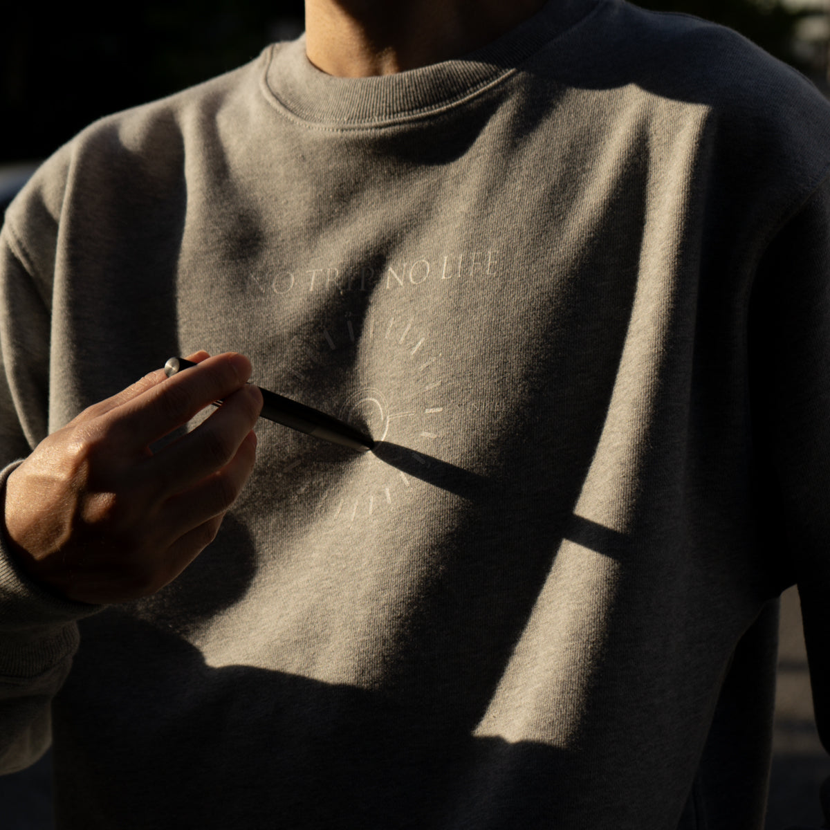 Sundial print sweatshirt