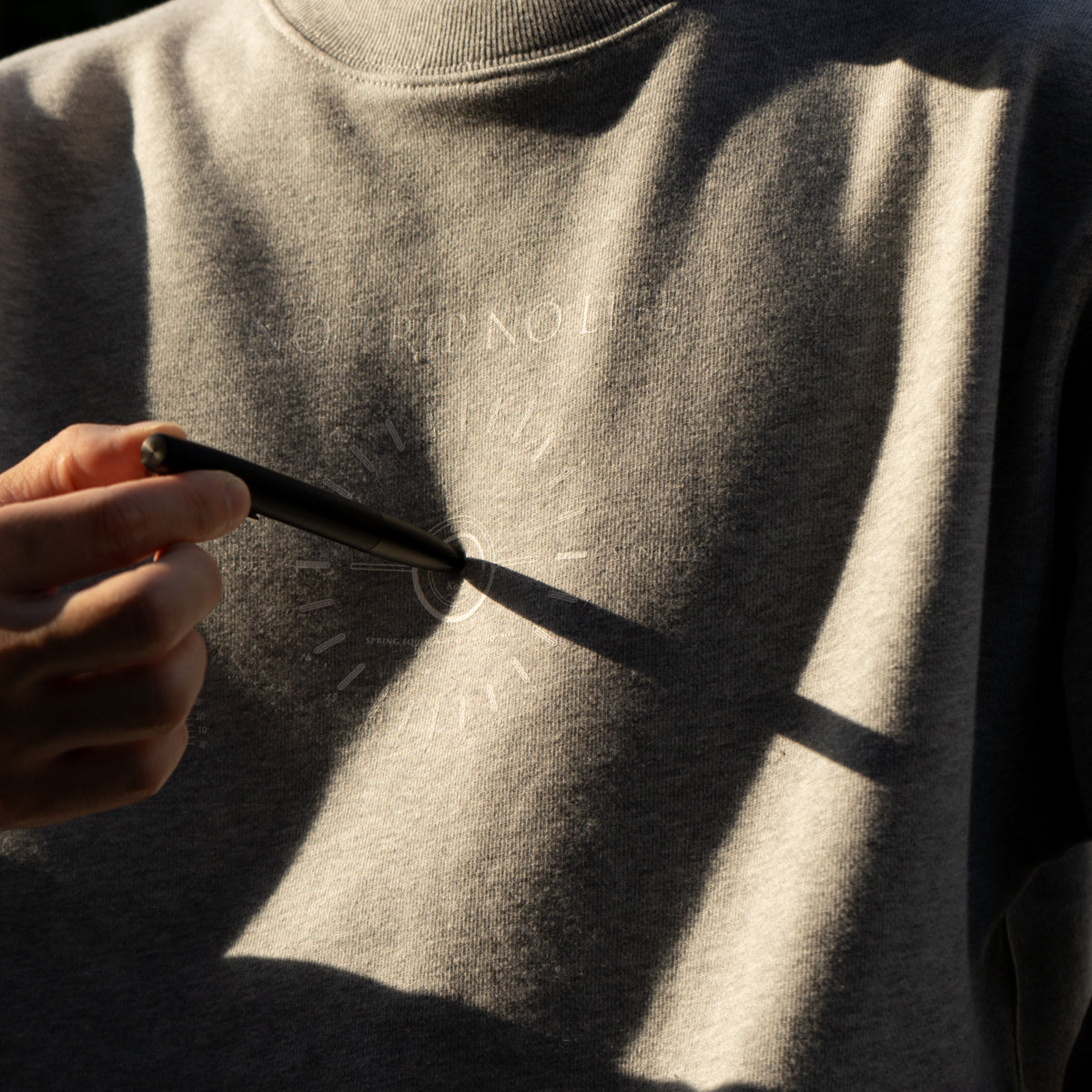Sundial print sweatshirt