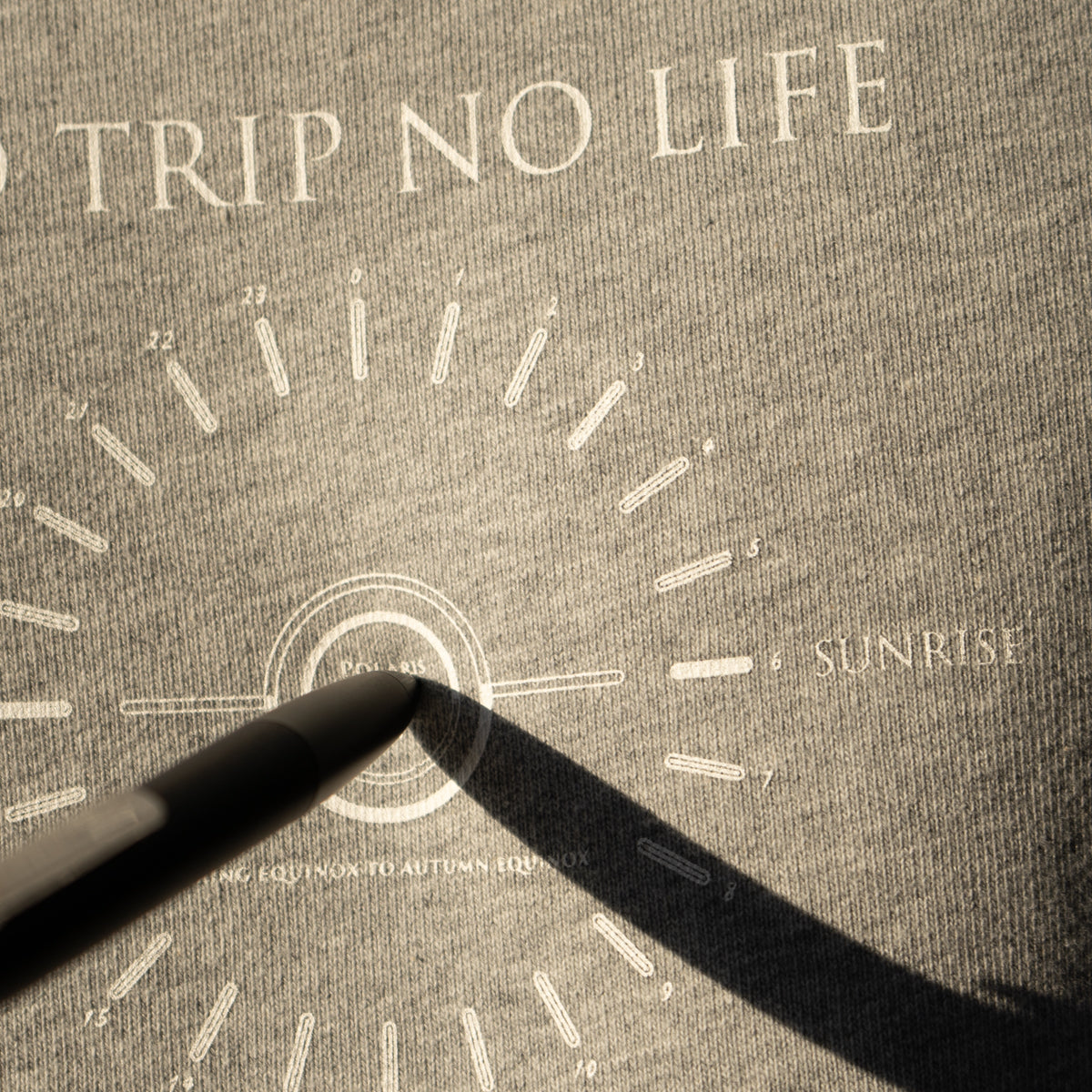 Sundial print sweatshirt