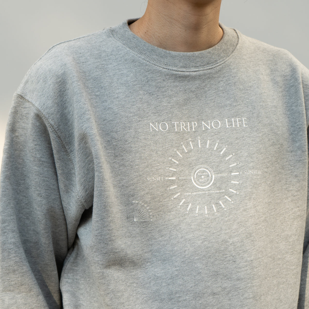Sundial print sweatshirt