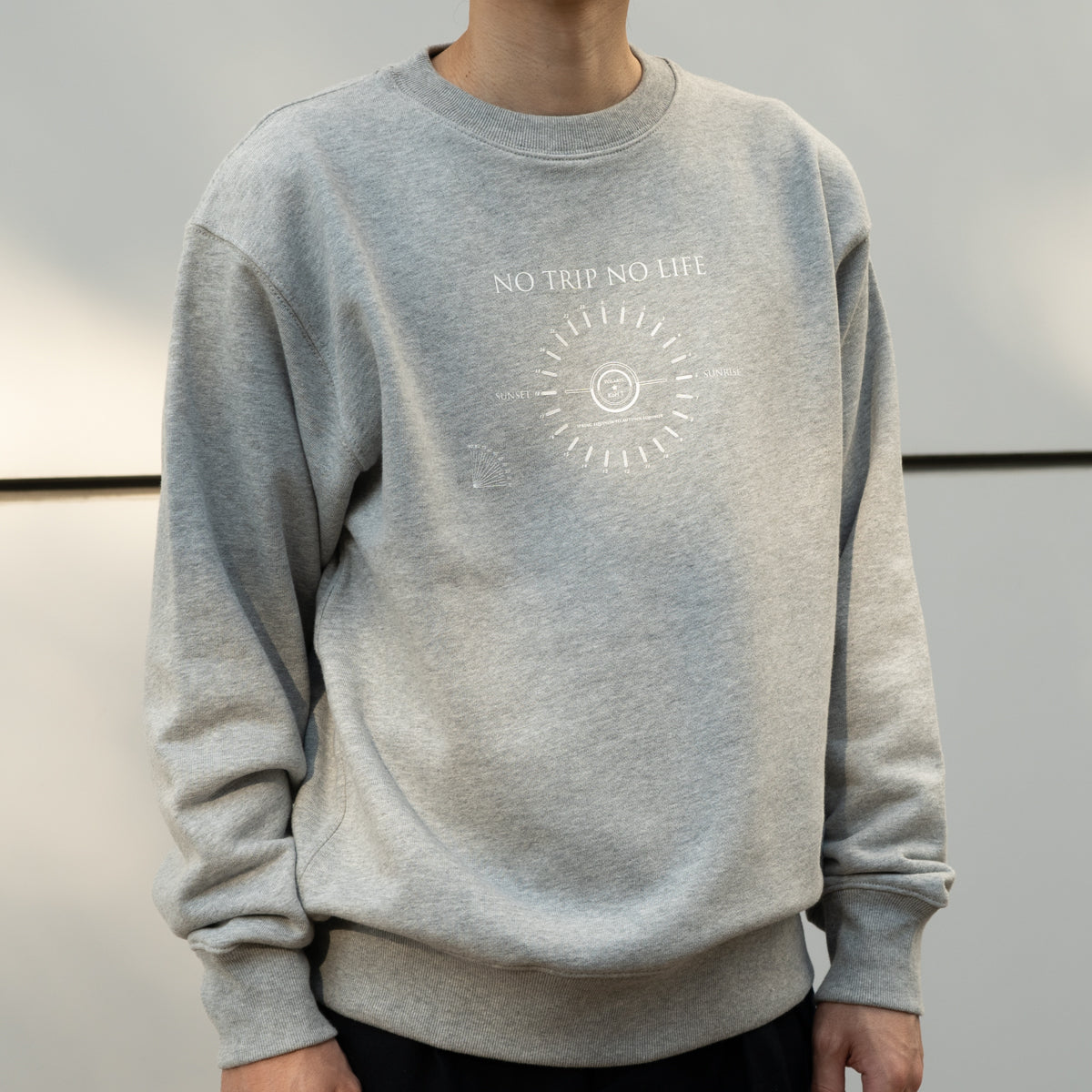 Sundial print sweatshirt