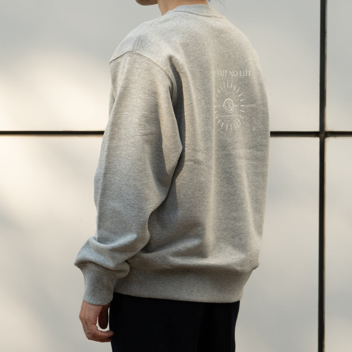 Sundial print sweatshirt