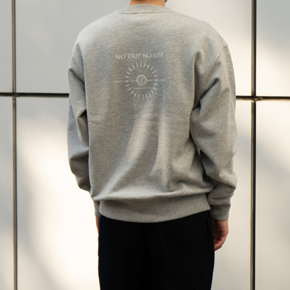 Sundial print sweatshirt