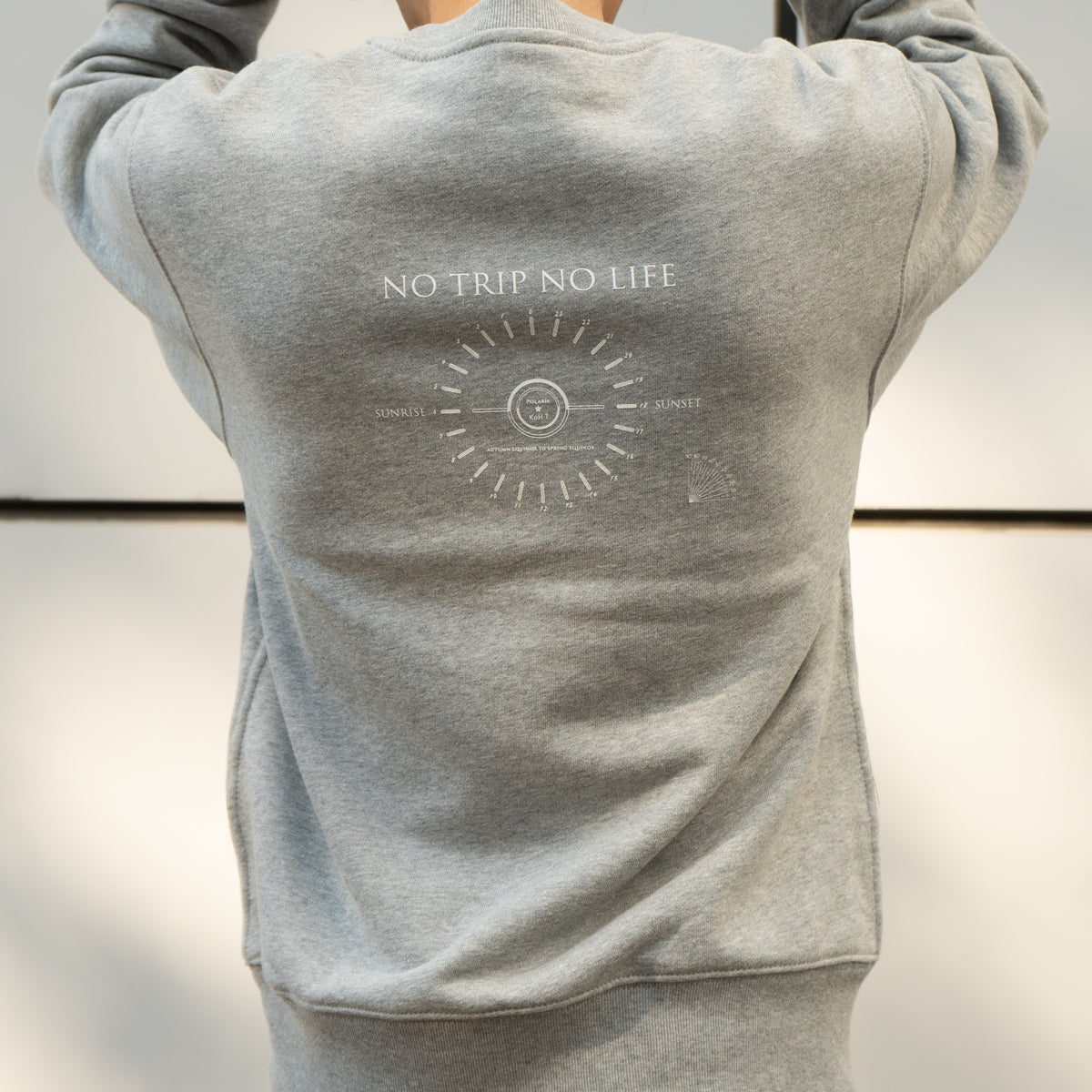 Sundial print sweatshirt