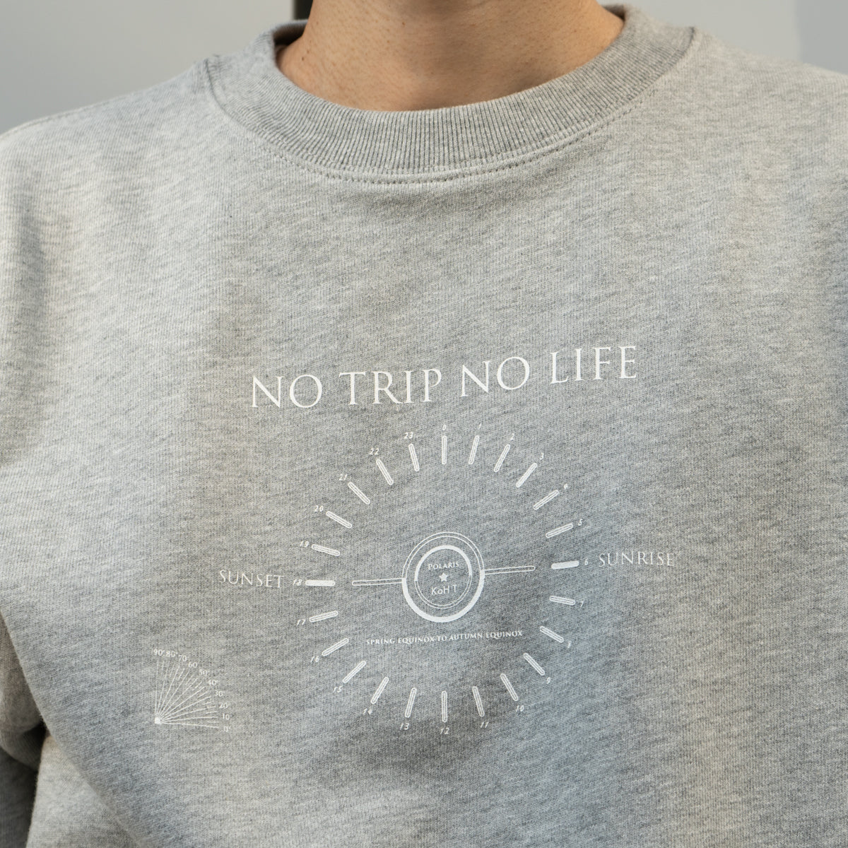 Sundial print sweatshirt
