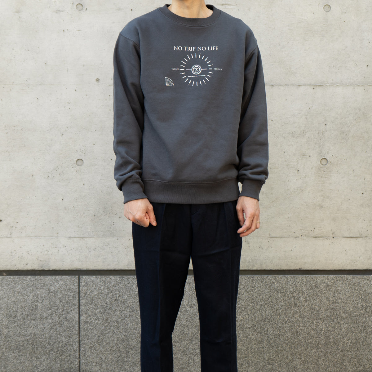 Sundial print sweatshirt