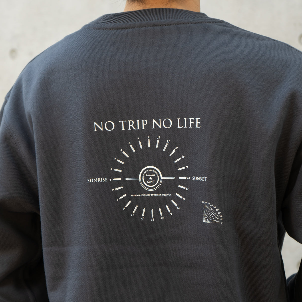 Sundial print sweatshirt