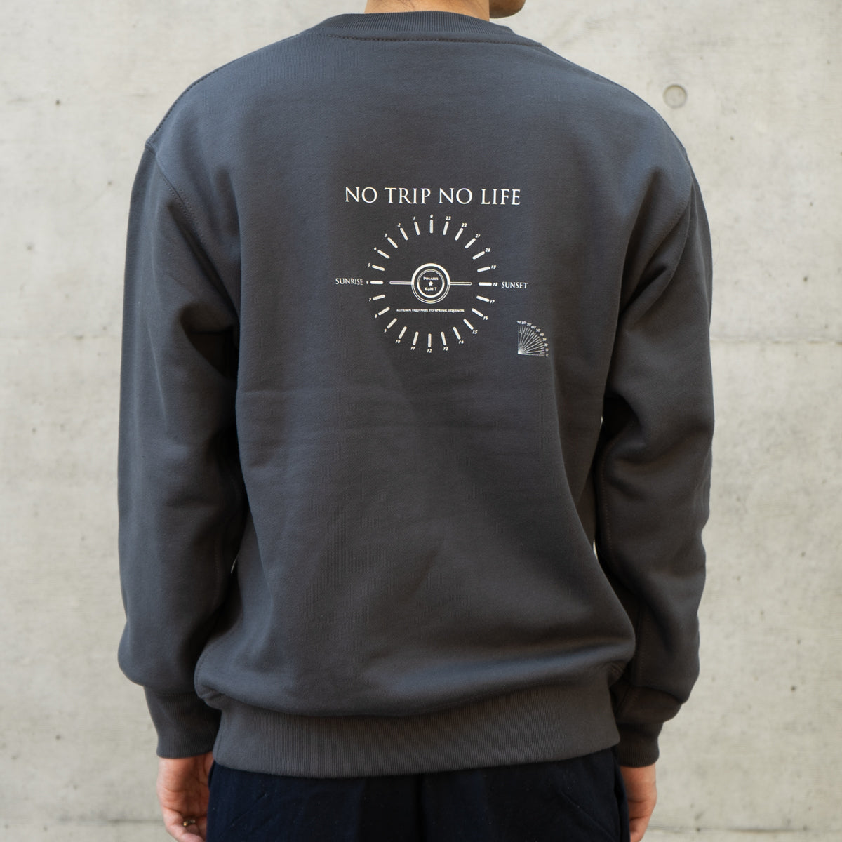 Sundial print sweatshirt