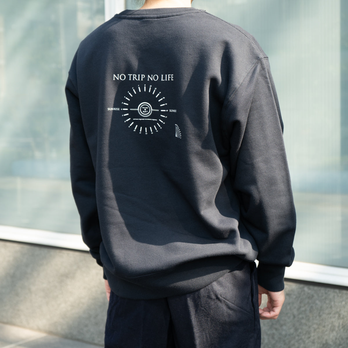 Sundial print sweatshirt