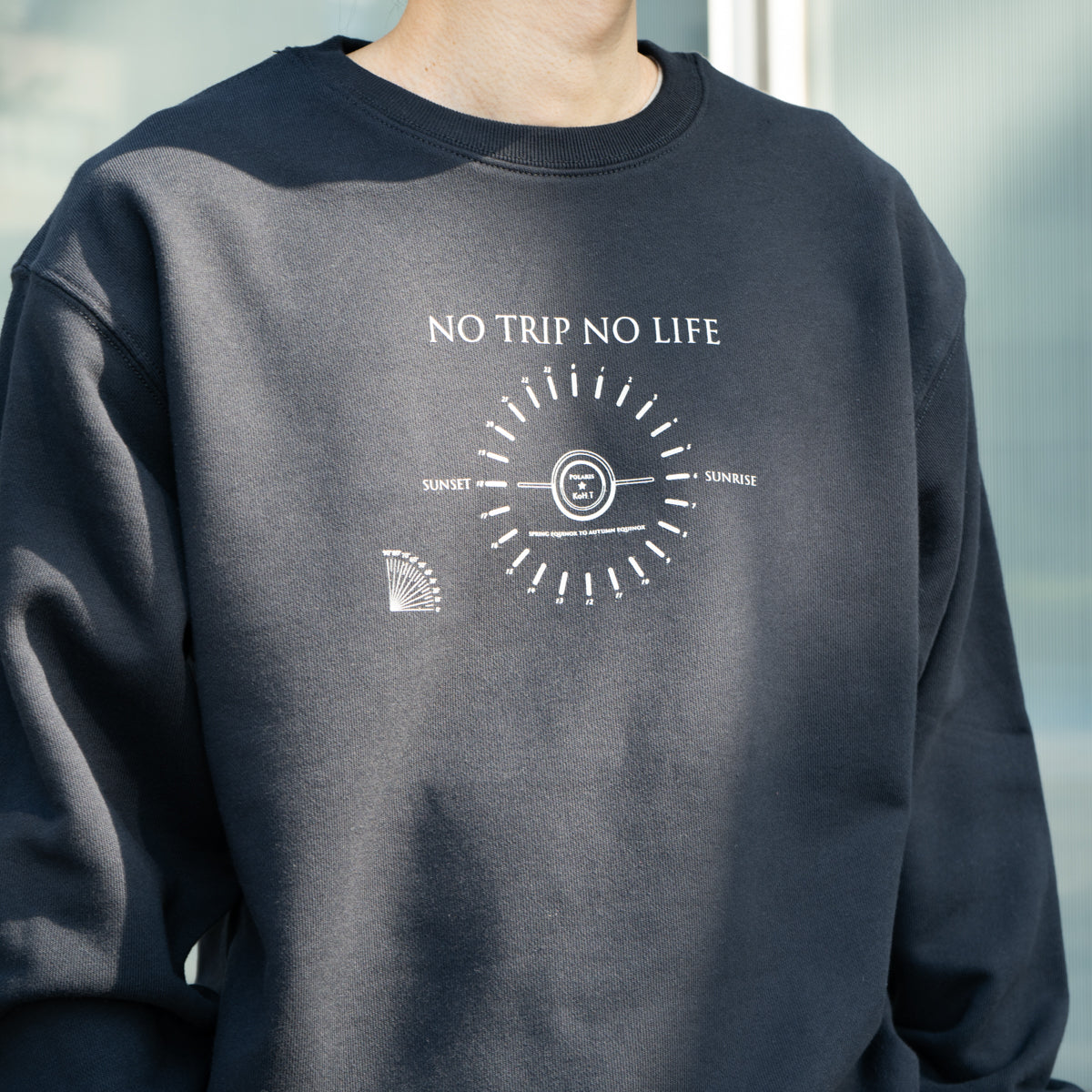 Sundial print sweatshirt