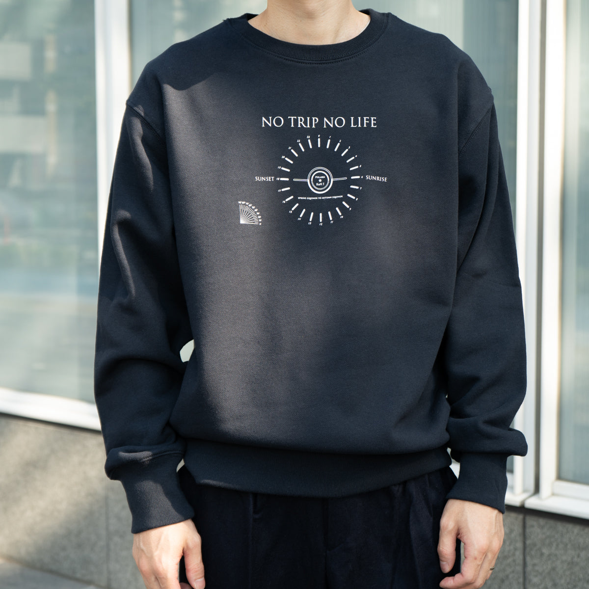 Sundial print sweatshirt