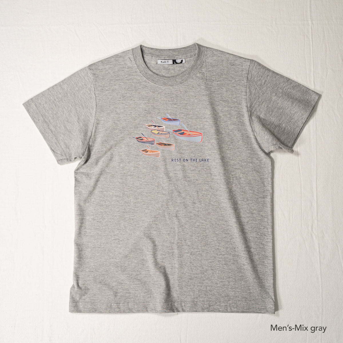 Boat print T-shirt