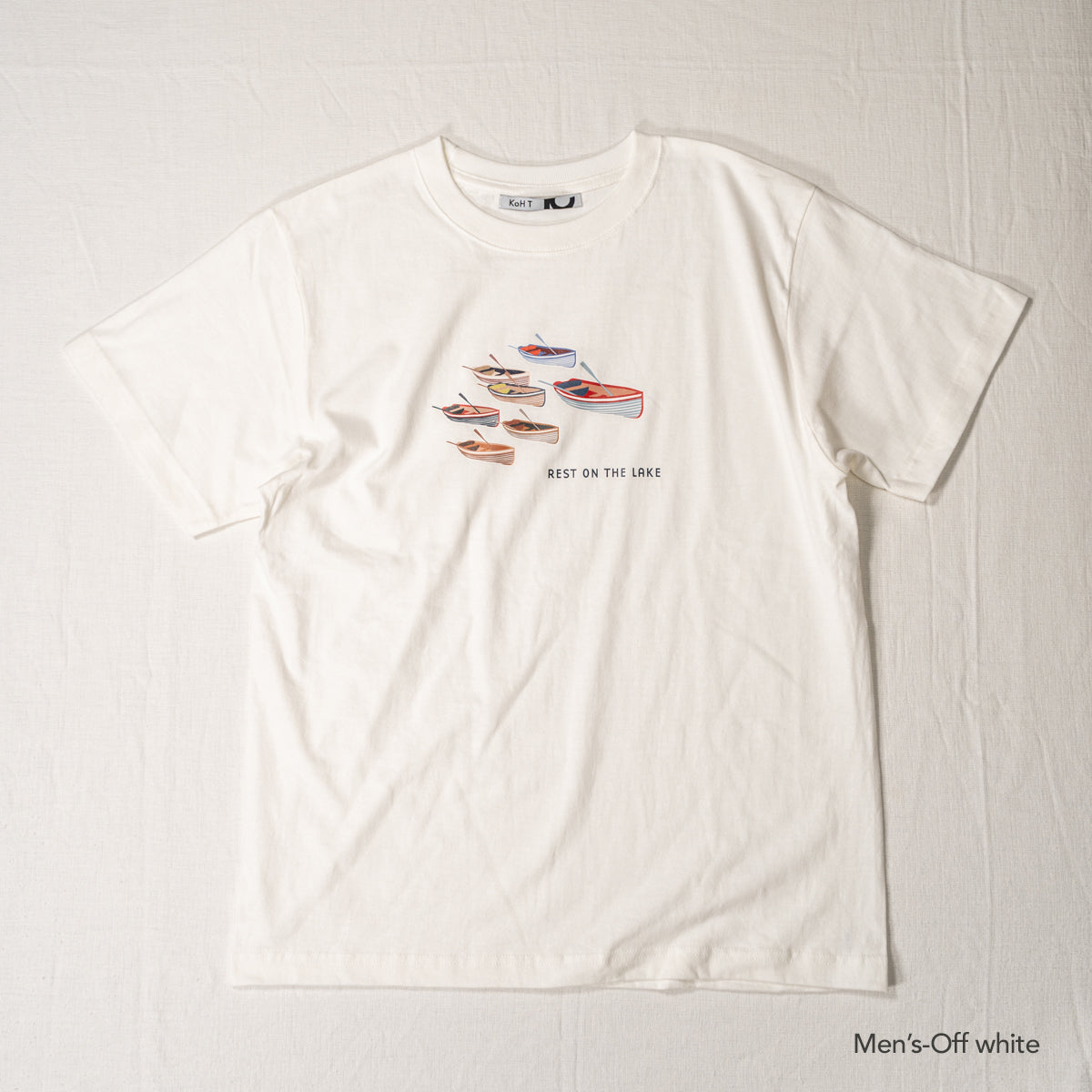 Boat print T-shirt