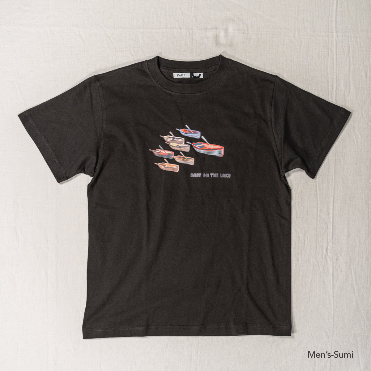 Boat print T-shirt