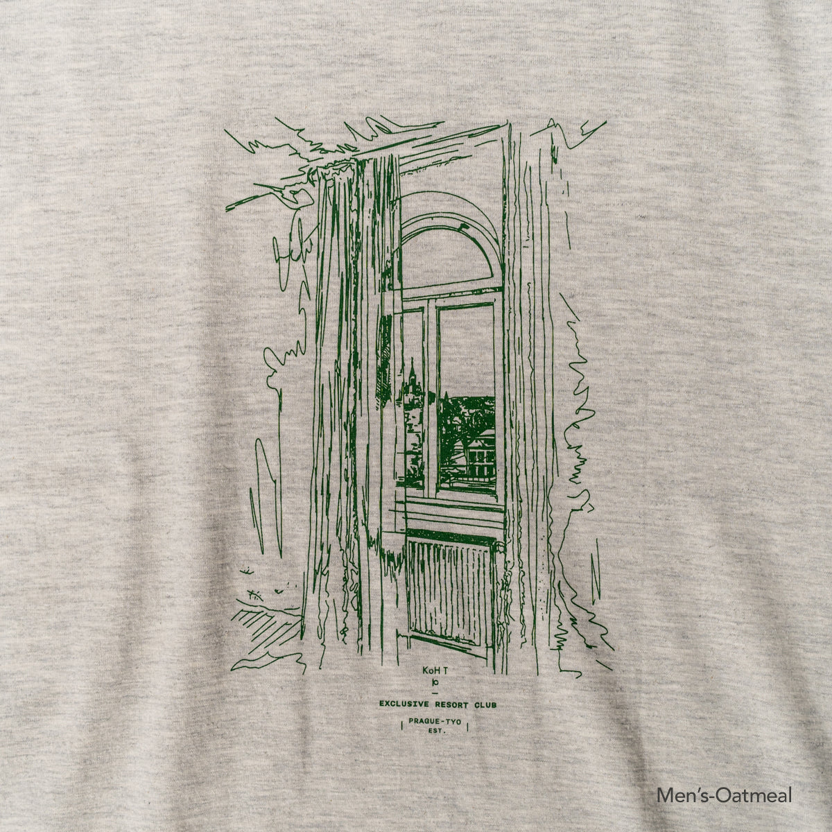 Morning window print T-shirt