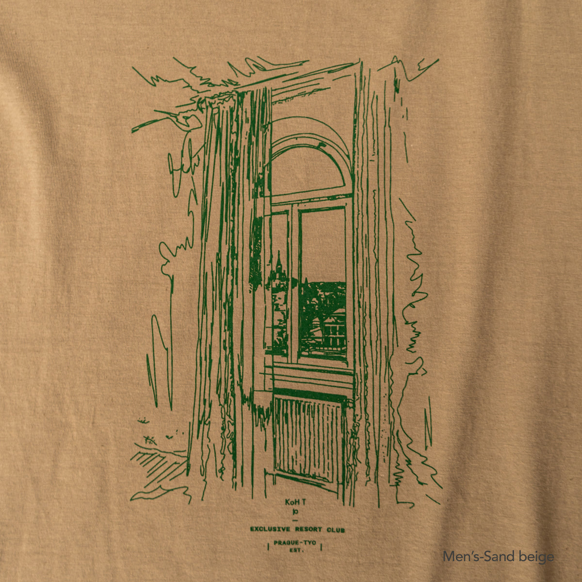 Morning window print T-shirt