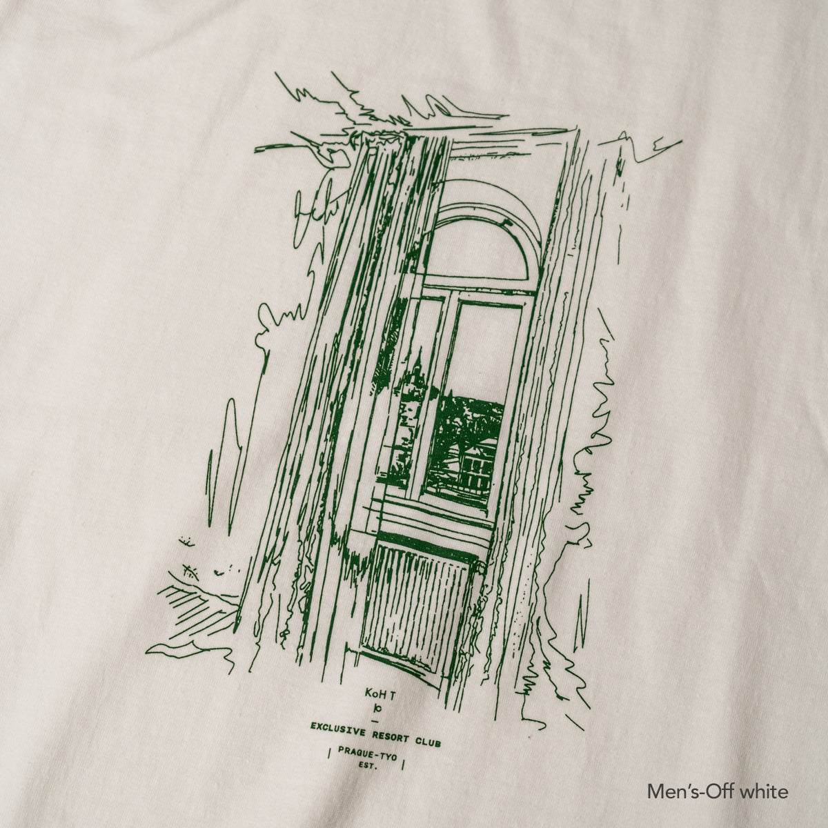 Morning window print T-shirt