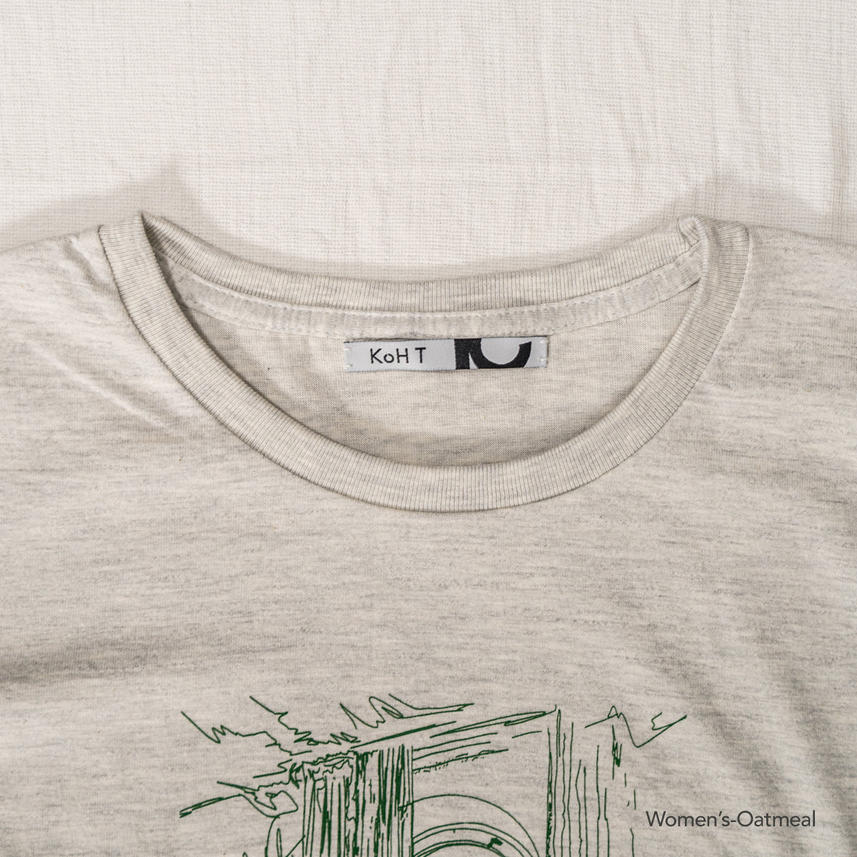 Morning window print T-shirt