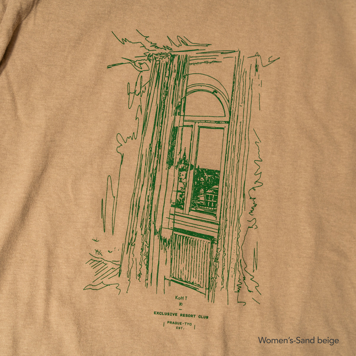 Morning window print T-shirt