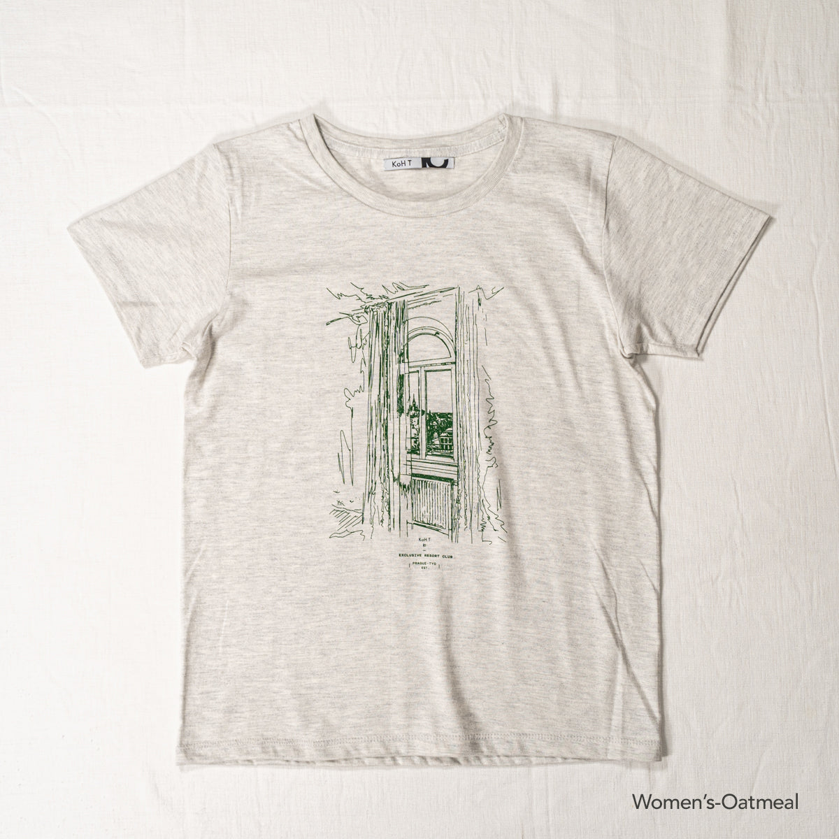 Morning window print T-shirt