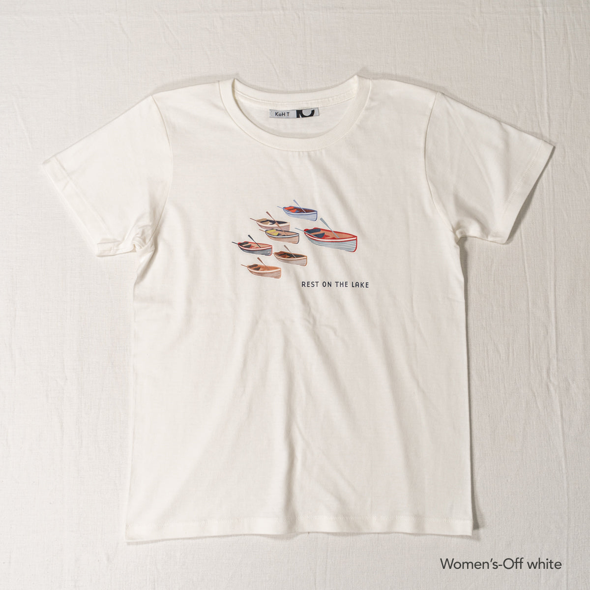 Boat print T-shirt