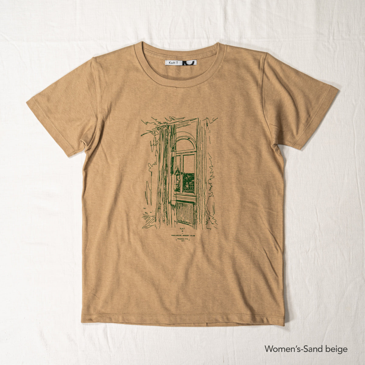 Morning window print T-shirt