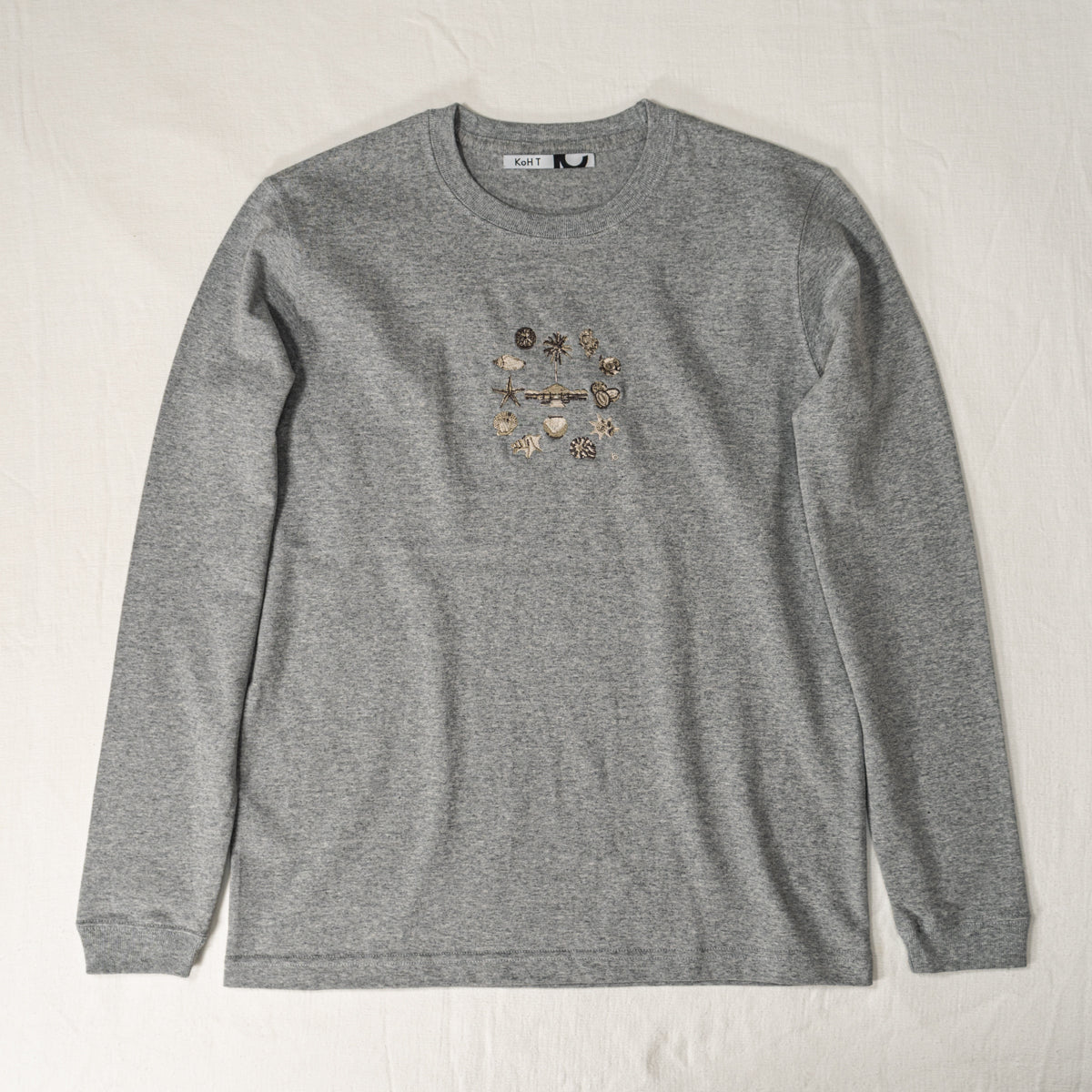 Resort Embroidery Long Sleeve T-Shirt