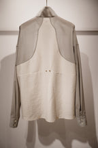 Corset style back switched blouse