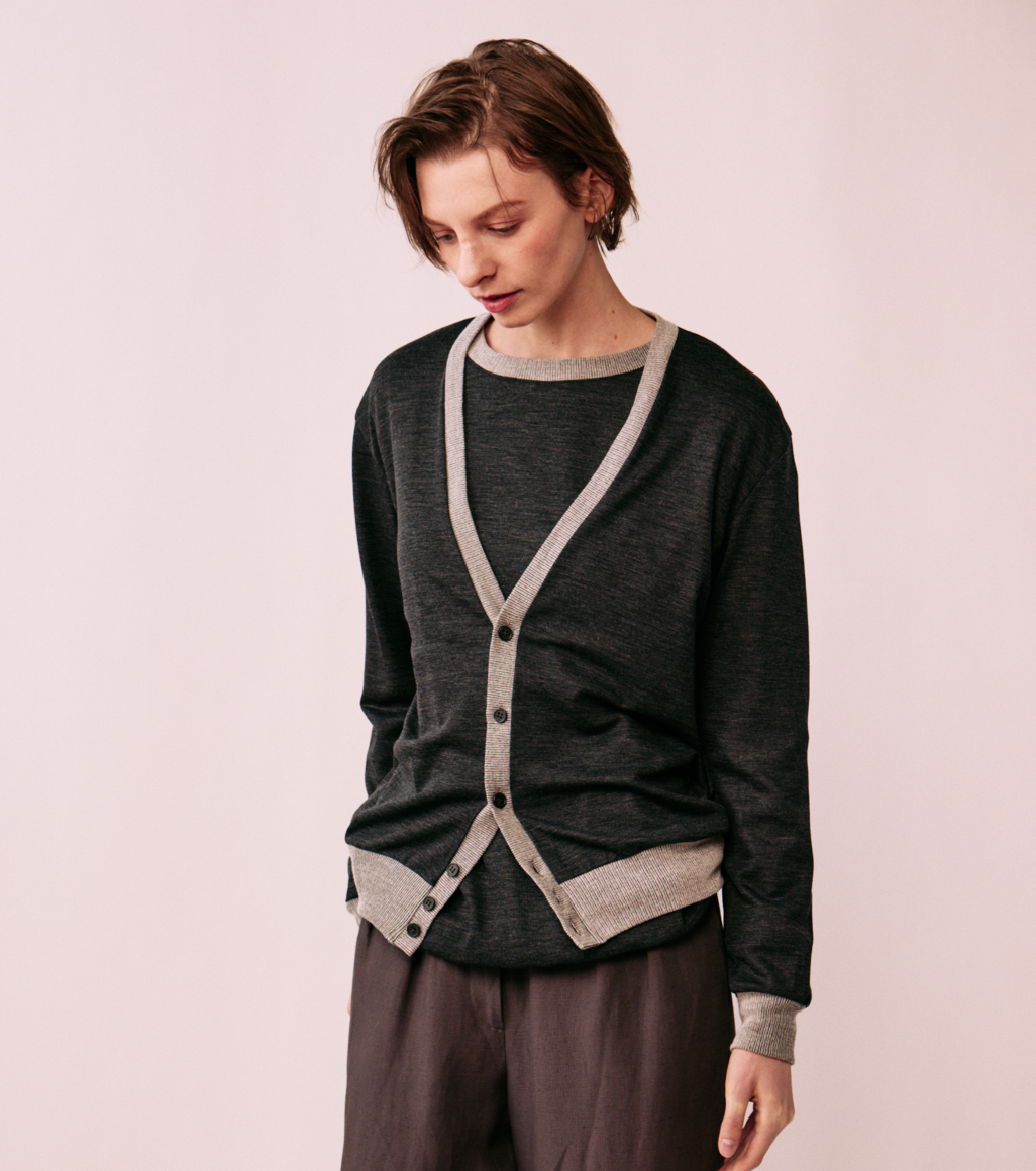 Mt.Breath Wool knit cardigan