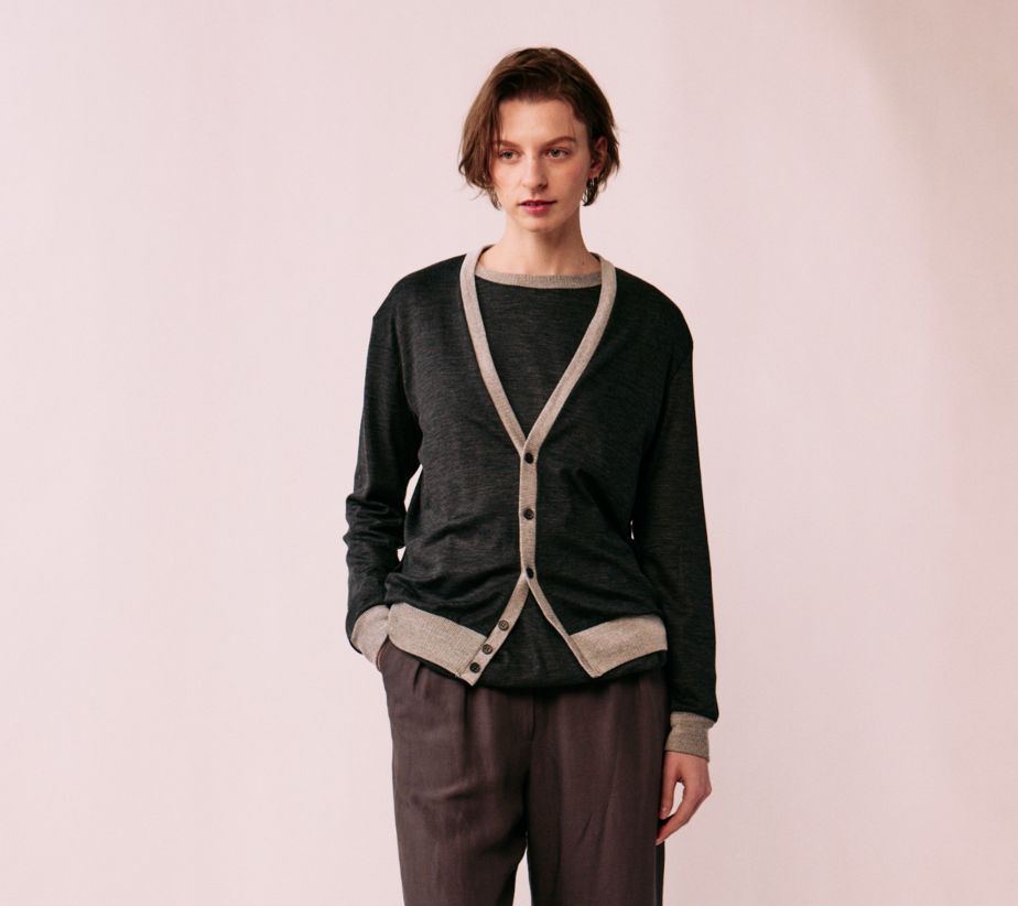 Mt.Breath Wool knit cardigan