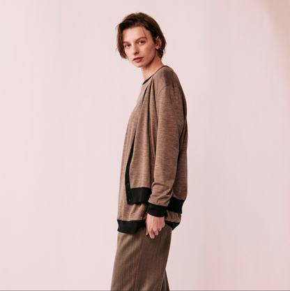Mt. Breath Wool knit cardigan