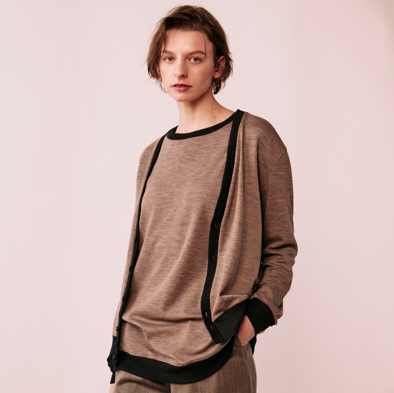 Mt. Breath Wool knit cardigan