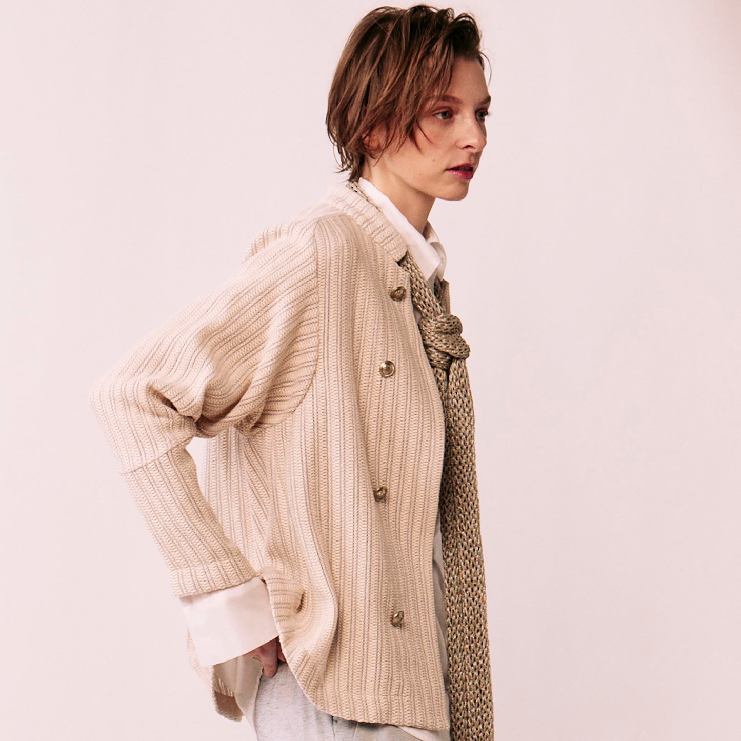 Square sleeve jacket (russell)