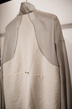 Corset style back switched blouse