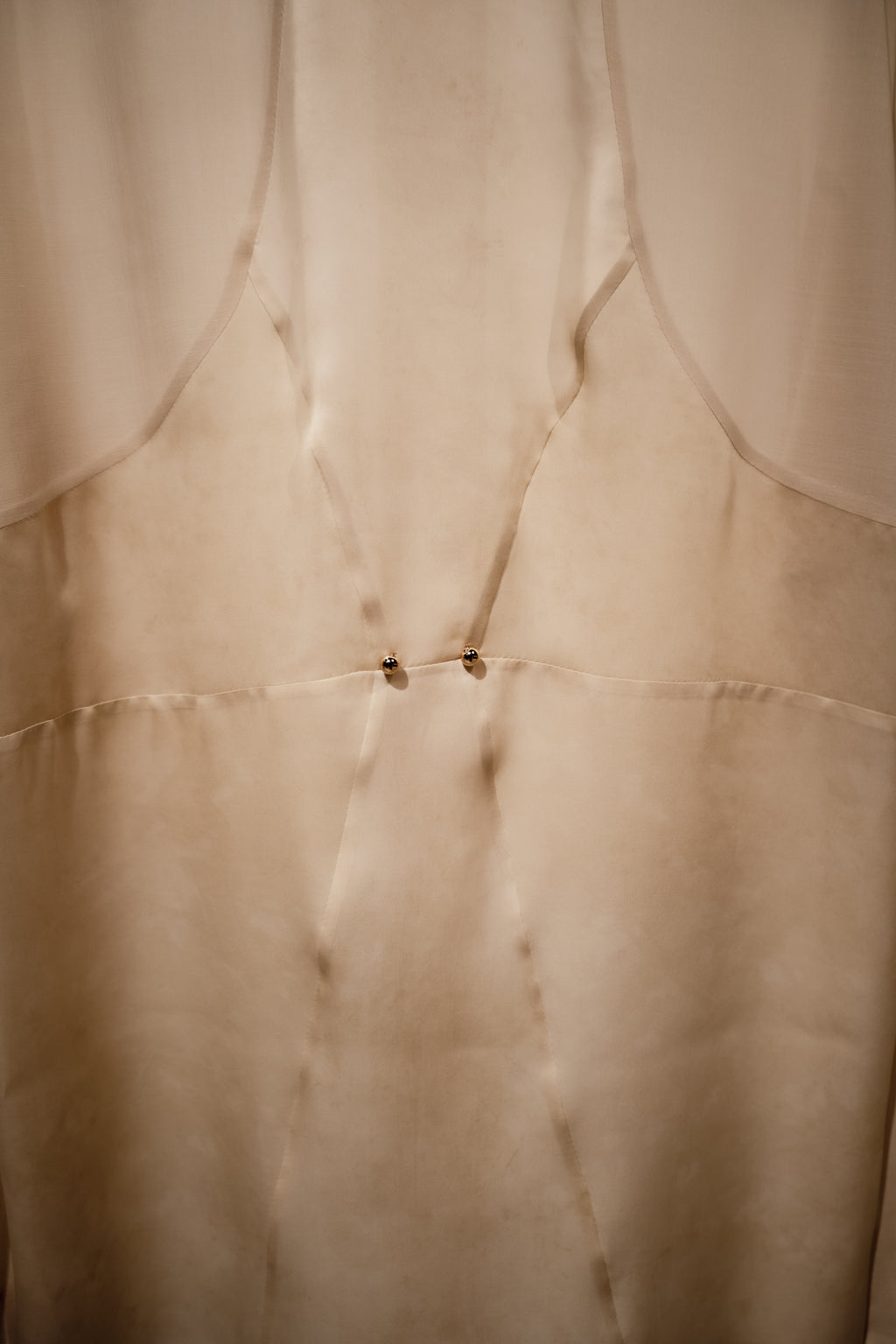 Corset style back switched blouse