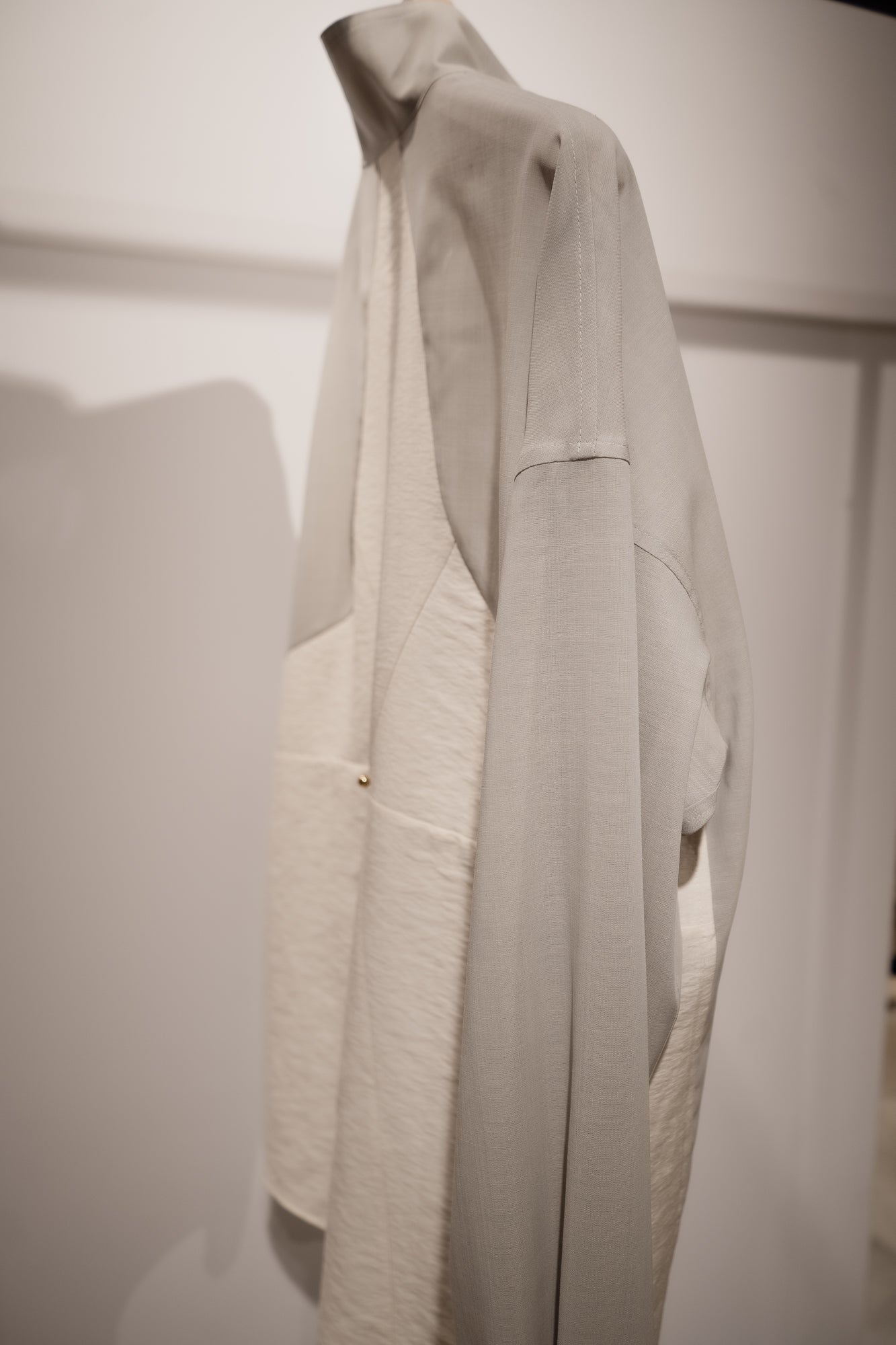 Corset style back switched blouse