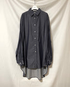 Extra volume puff sleeve blouse (twin pearl)