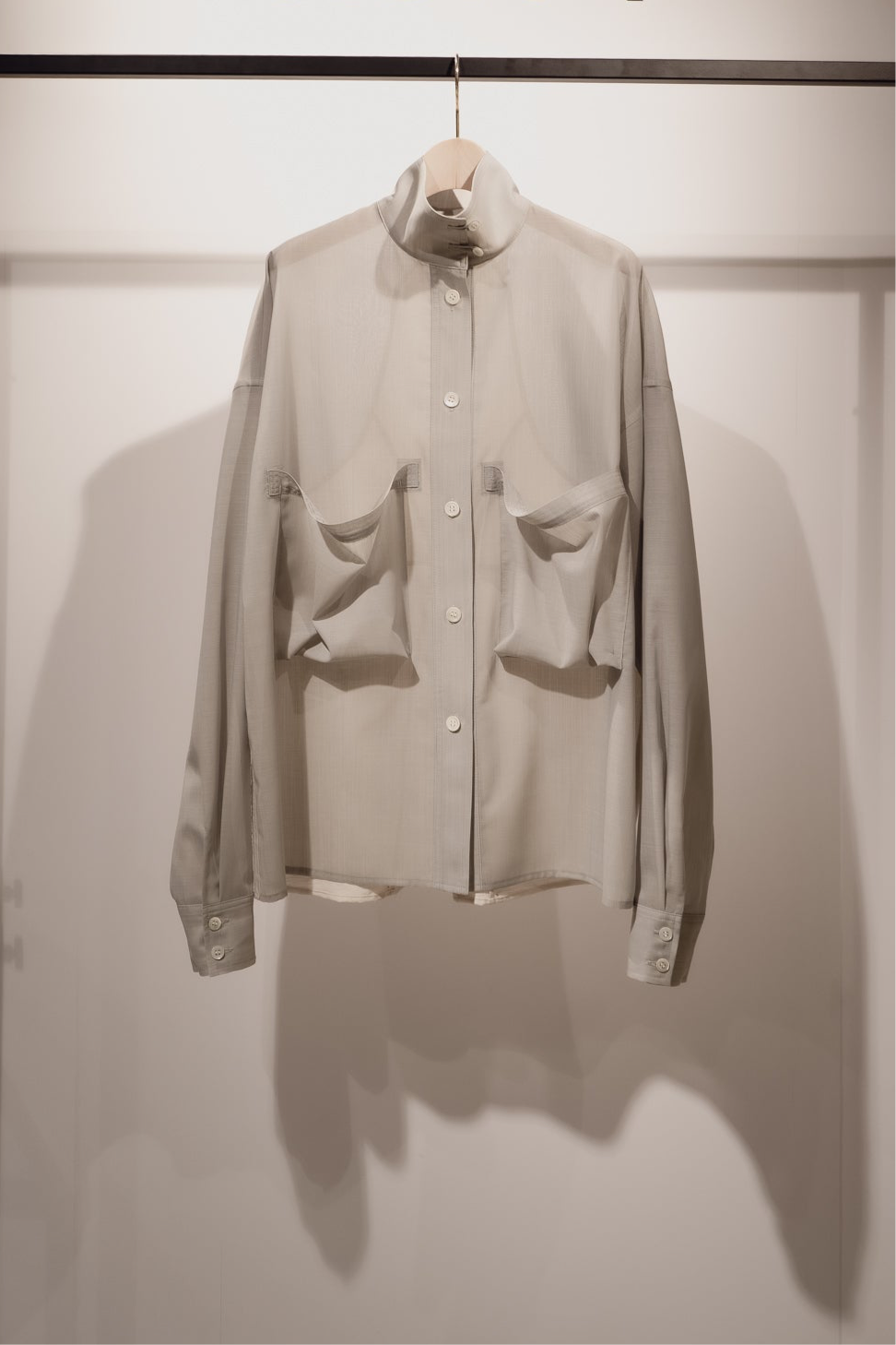 Corset style back switched blouse