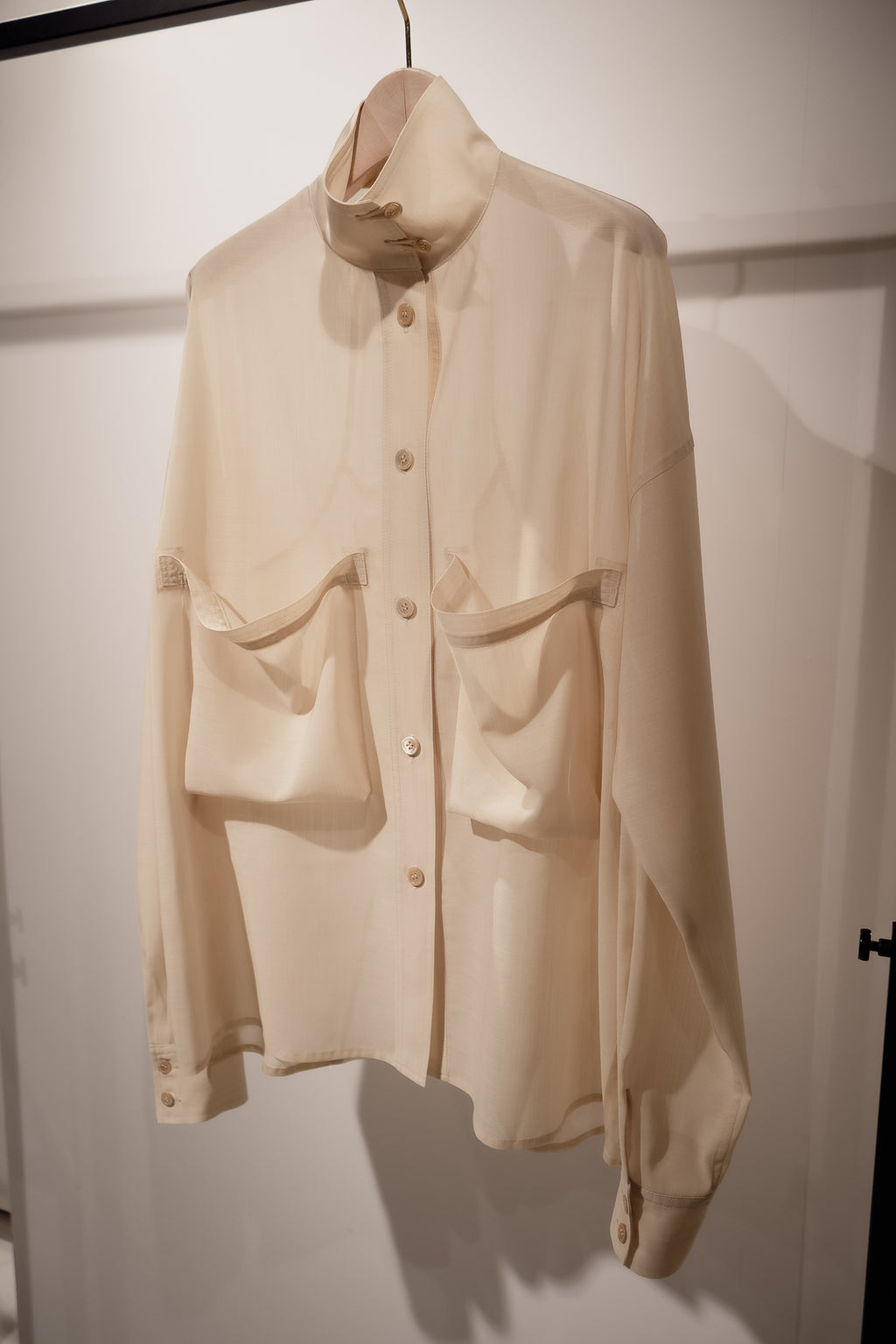 Corset style back switched blouse