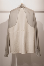 Corset style back switched blouse