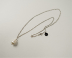 Twin pearl chain necklace