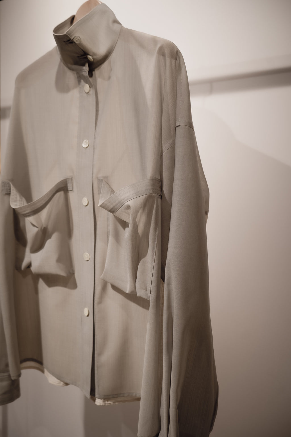 Corset style back switched blouse