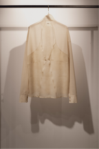 Corset style back switched blouse