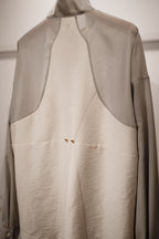 Corset style back switched blouse