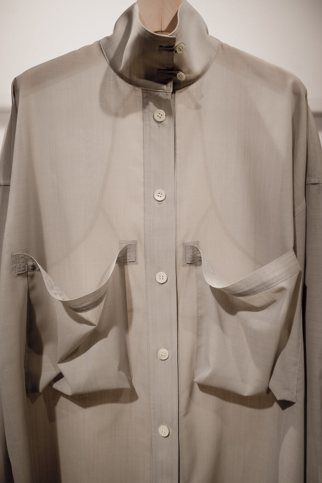 Corset style back switched blouse